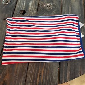 Kickee Pants USA Stripe Swaddle Blanket